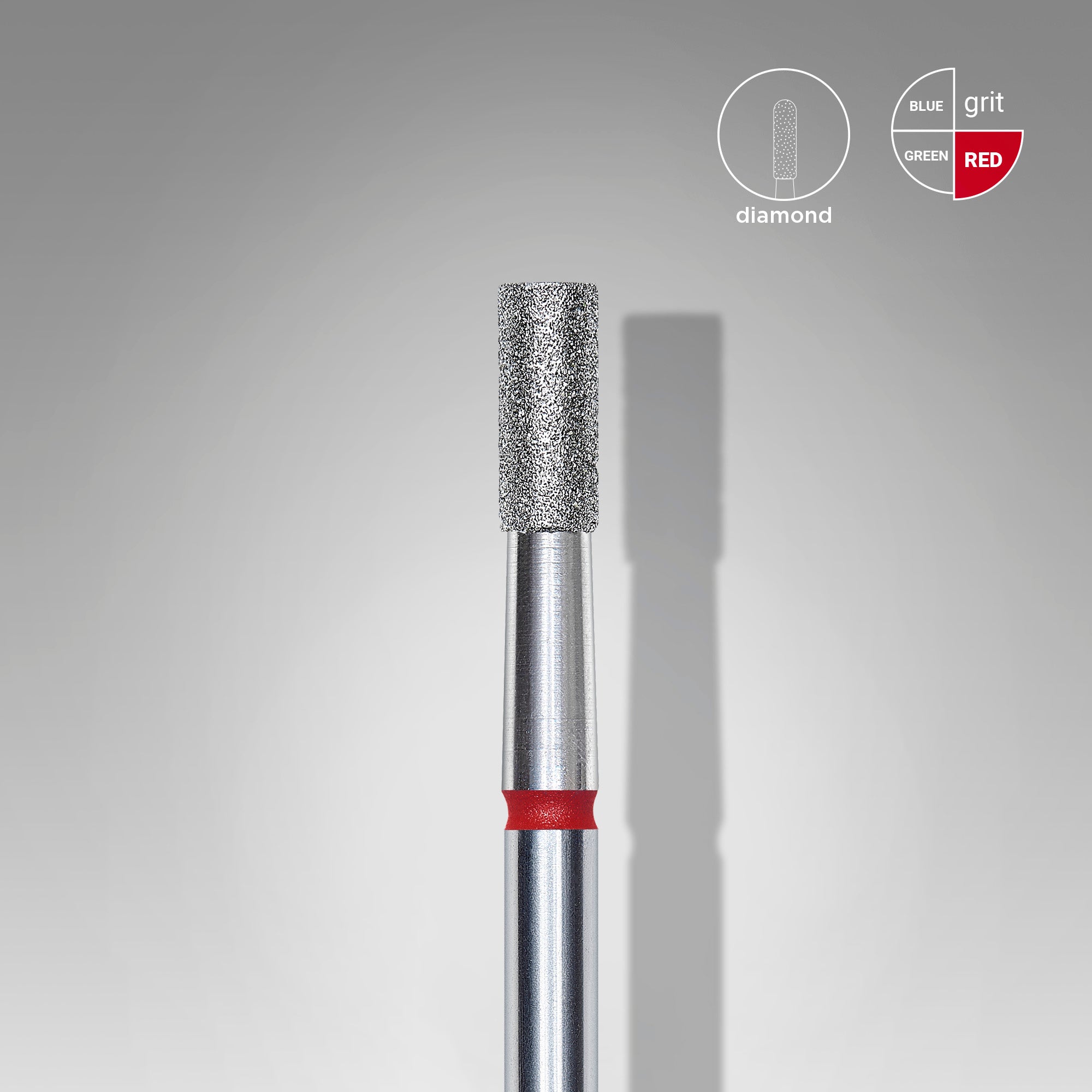 STALEKS Diamond Frees Bit Cylinder Red EXPERT 2,5 mm (FA20R025/6)