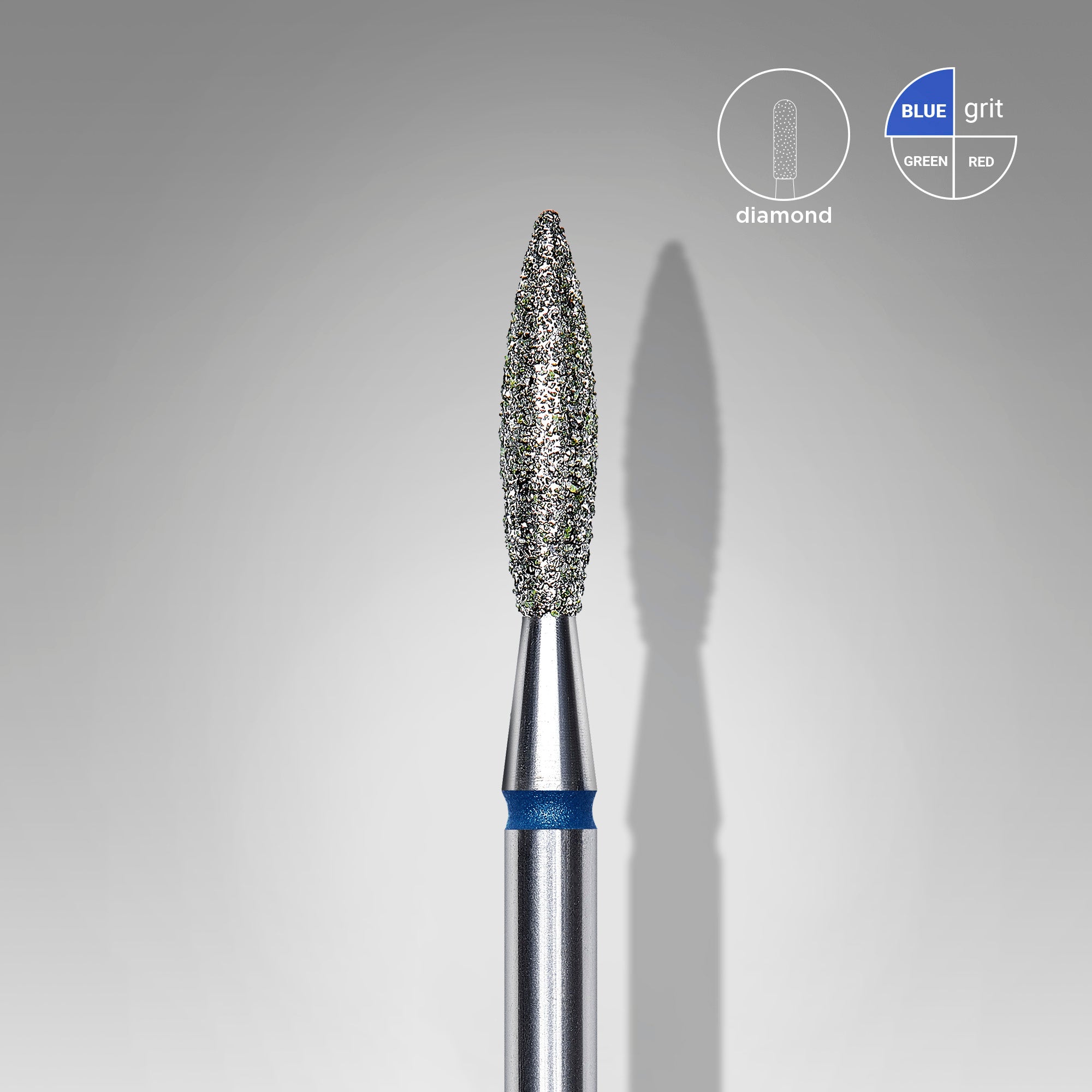STALEKS Diamant-Fräser Flamme Blau EXPERT 2,3 mm (FA10B023/10)