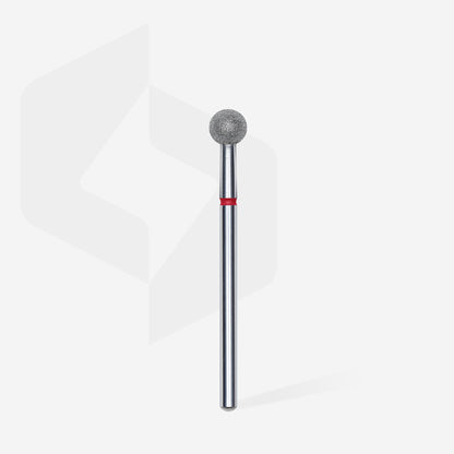 STALEKS Diamentowy frez kulka czerwony EXPERT 5 mm (FA01R050)