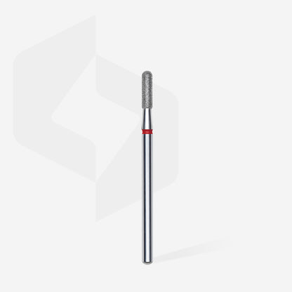 STALEKS Diamentowa Frezarka Zaokrąglony Walec Czerwona 2,3mm (FA30R023/8)