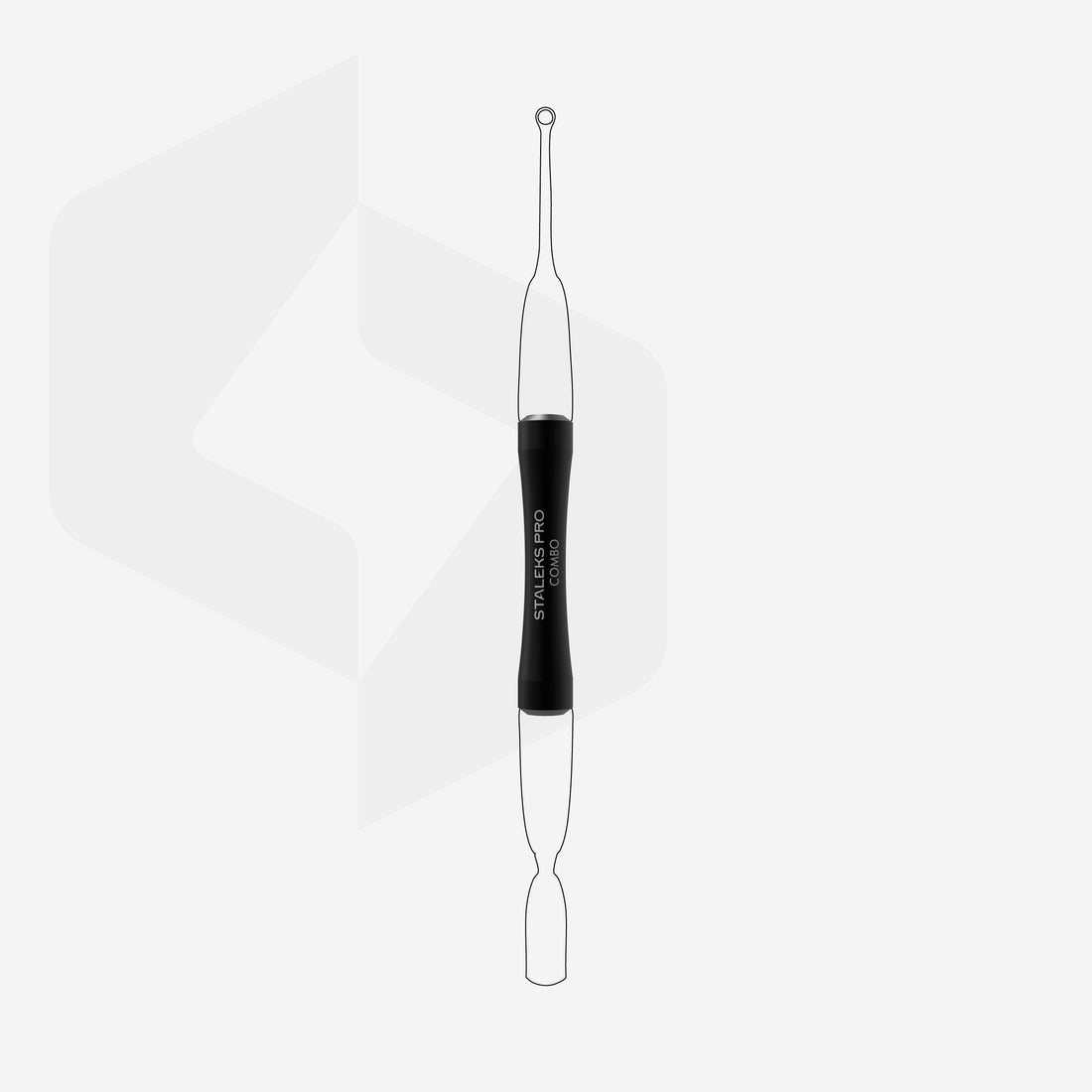 STALEKS Uchwyt Push-Up Czarny Combo UNIQ 10b – Do Wymiennych Elementów Roboczych (HPQ-10b)