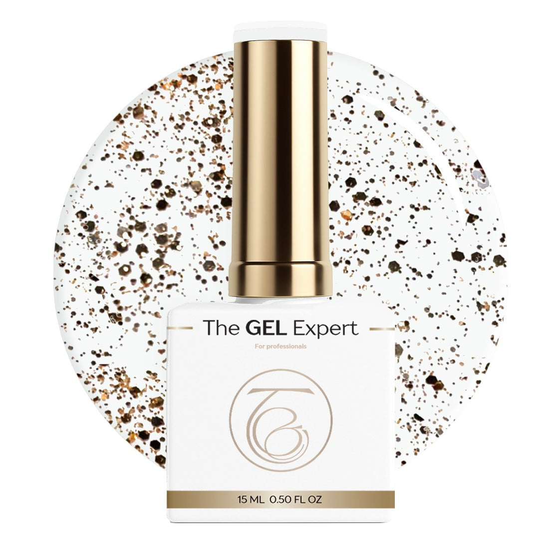 The Gel Expert - Goldflocken-Überlack